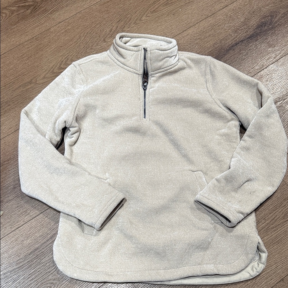 32 Degrees Cream Quarter-Zip Sweater    Super soft and warm
